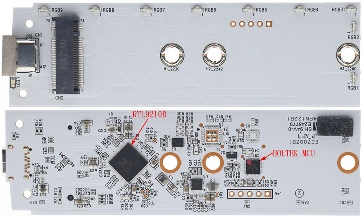 ADATA EC700G M.2 NVMe/SATA兩用SSD外接盒簡介及測試