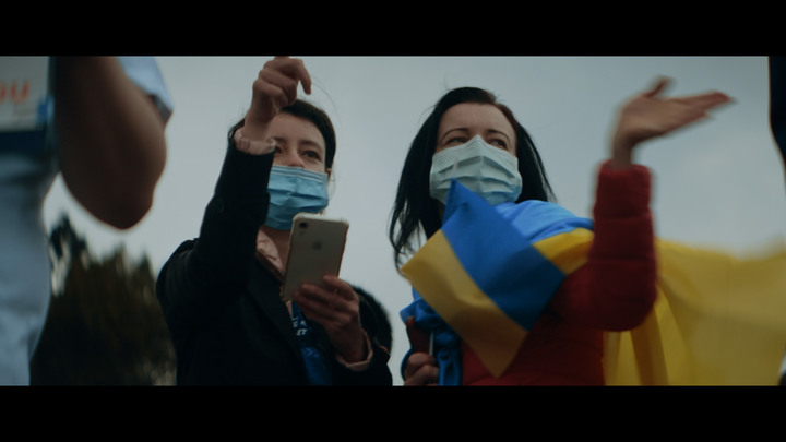 [ 影片記錄分享] 聲援烏克蘭🇺🇦集會. 使用 Panasonic S1 + 轉接式 2倍 變形鏡頭