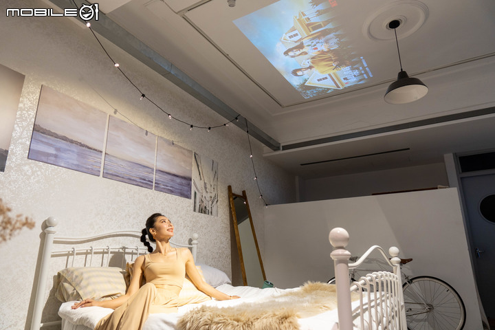 Samsung The Freestyle 迷你行動投影機試用 小巧身形卻能智慧投放大畫面感受