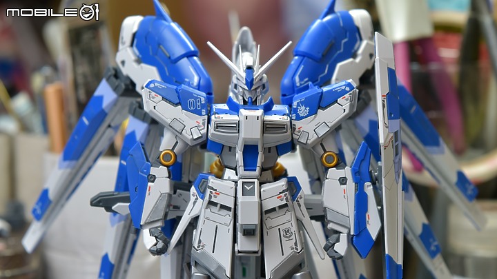 【RG 1/144】史上最強海牛! RX-93 V2 Hi-v Gundam 素組分享 EVO水貼