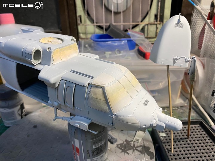 點我看大圖 1/35 空中勤務總隊 UH-60M-14 重裝型黑鷹直升機製作紀實