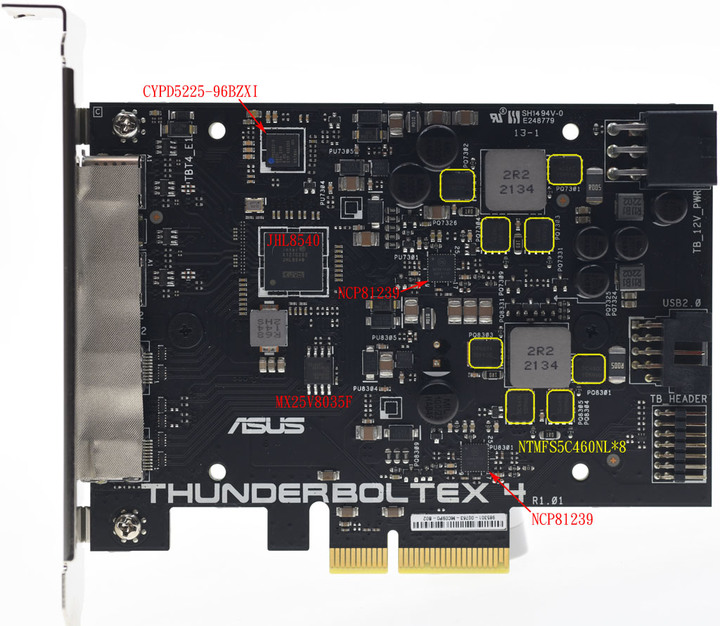 ACASIS TBU401 USB4 SSD外接盒搭ASUS ThunderboltEX4擴充卡測試