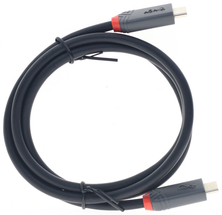 LINDY 92000_A ANTHRA LINE系列USB4 Type-C to Type-C傳輸線簡測