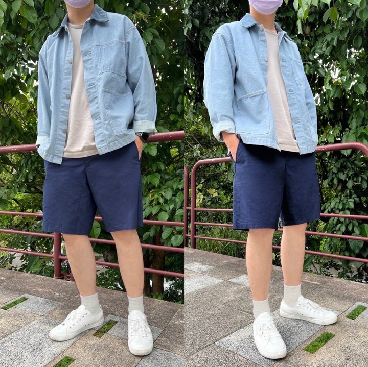 點我看大圖 GAP男生短褲實穿心得