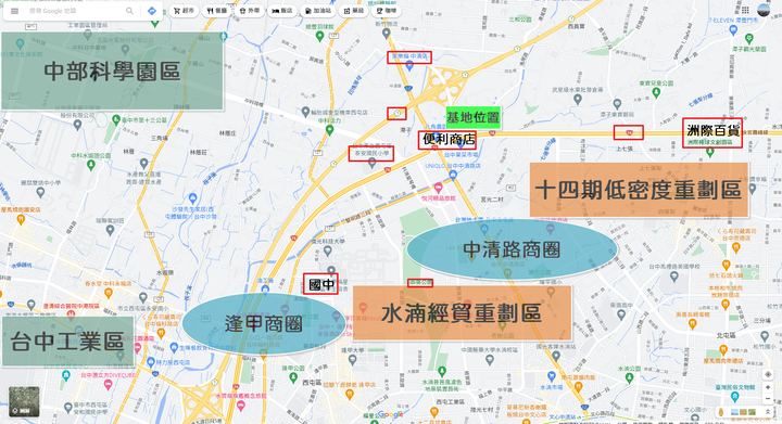 點我看大圖 New 西屯【帝闊 大玥】水湳經貿、低密度十四期、中科置產增值宅 空拍分享