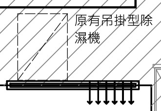 點我看大圖 (客餐廳)冷氣排列組合、吊掛式除濕機