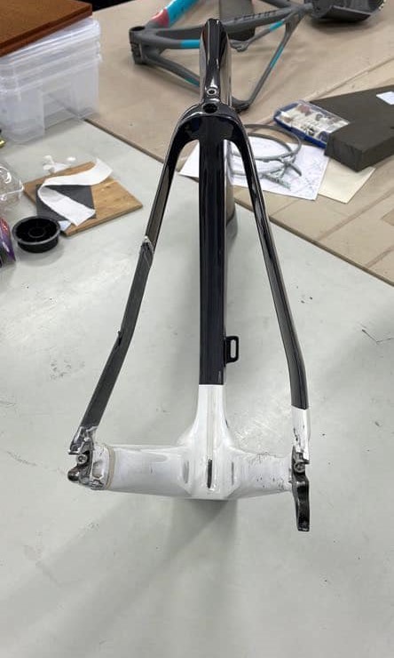 Cervelo P3 左後上管結構損壞 修復分享