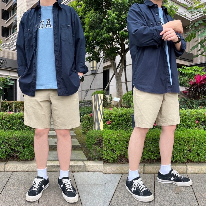 點我看大圖 GAP男生短褲實穿心得