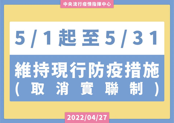 即日起取消實聯制,請大家別實聯制喔!