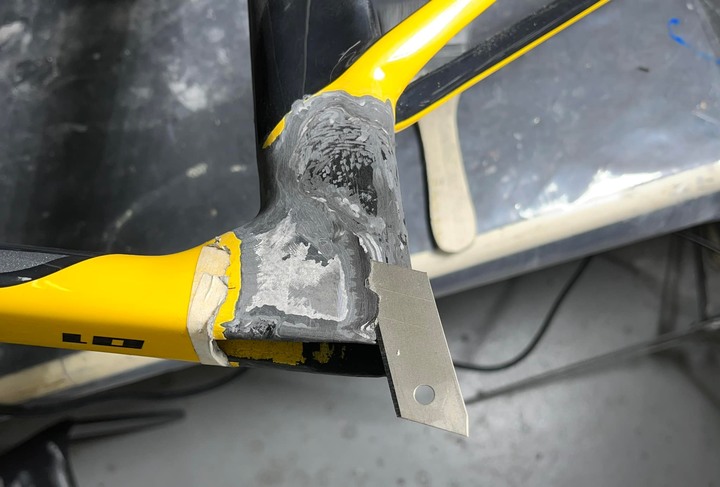 點我看大圖 碳纖車架結構 層間脫層