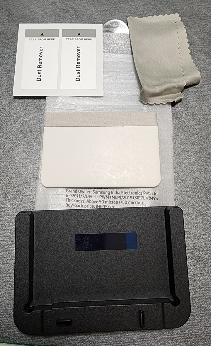 S22 Ultra 原廠保護貼開箱