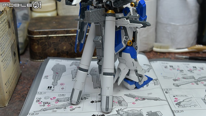 【RG 1/144】史上最強海牛! RX-93 V2 Hi-v Gundam 素組分享 EVO水貼