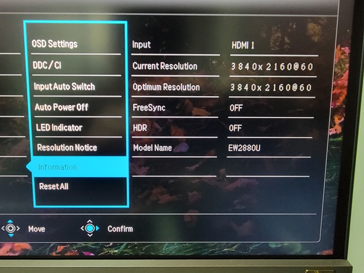 Benq EW2880U 簡易分享