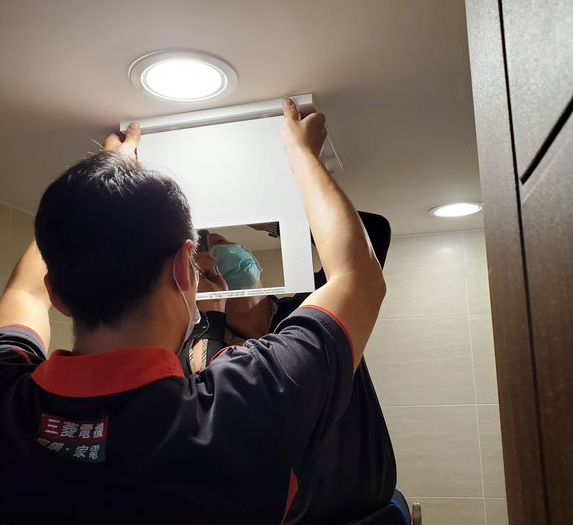 #開箱 基板燒焦….直上三菱電機浴室暖風機不後悔