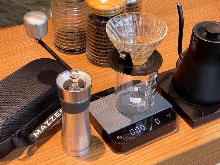 Mazzer Omega 手搖磨豆機甜甜圖多首開箱