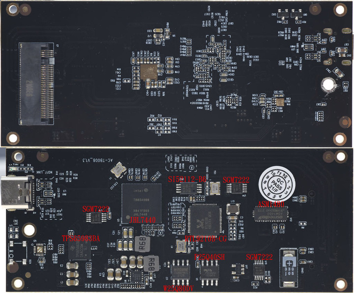 ACASIS TBU401 USB4 SSD外接盒搭ASUS ThunderboltEX4擴充卡測試