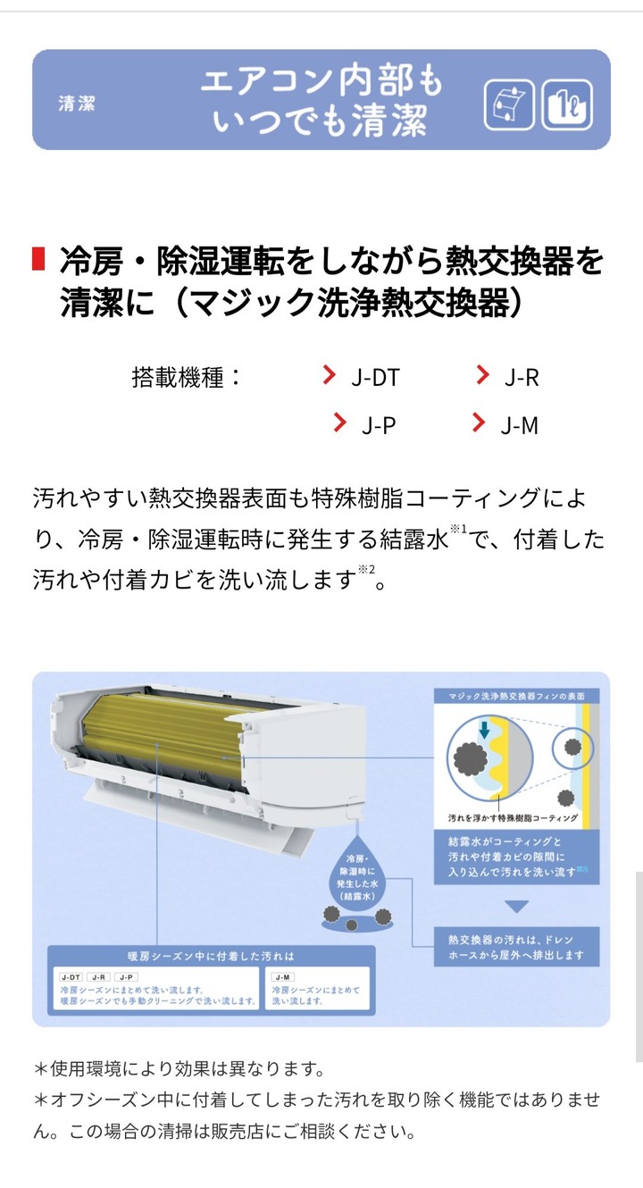 日本各家冷氣鰭片清潔技術  (鍍膜清淨)  ?