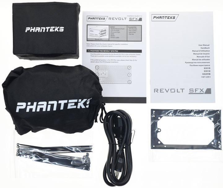 PHANTEKS追風者REVOLT SFX 750W金牌全模組化電源開箱