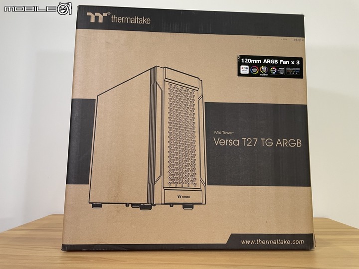 中堅新戰力,特色網狀通風直立中塔機殼 ThermalTake T27 TG ARGB