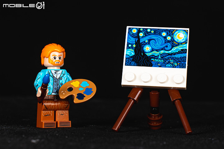 樂高LEGO Ideas 21333「文森·梵谷－星夜」開箱｜躍然於積木上的經典名畫！