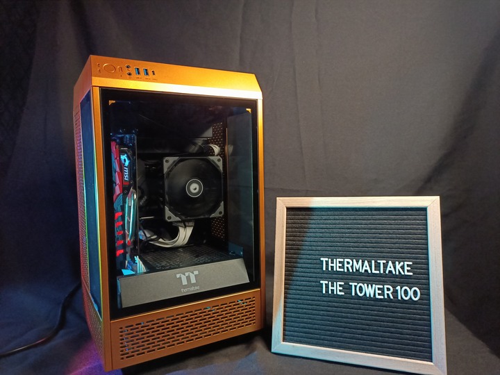 少女的首飾盒 Thermaltake曜越 The Tower 100 尊爵金 開箱評測