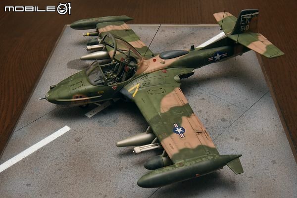 [模型製作記] 越戰怪怪機系列：A-37 蜻蜓