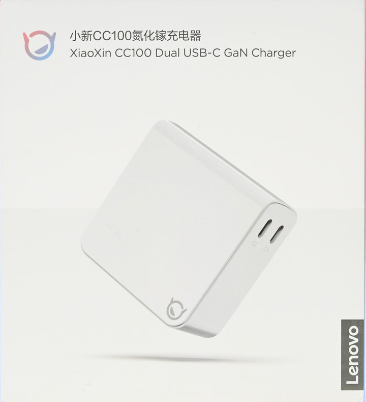 Lenovo聯想小新CC100氮化鎵充電器XXC100G簡測