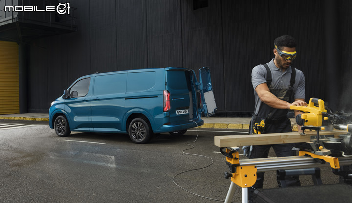 【海外新訊】Ford E-Transit Custom正式亮相,380公里續航力、明年量產上市!