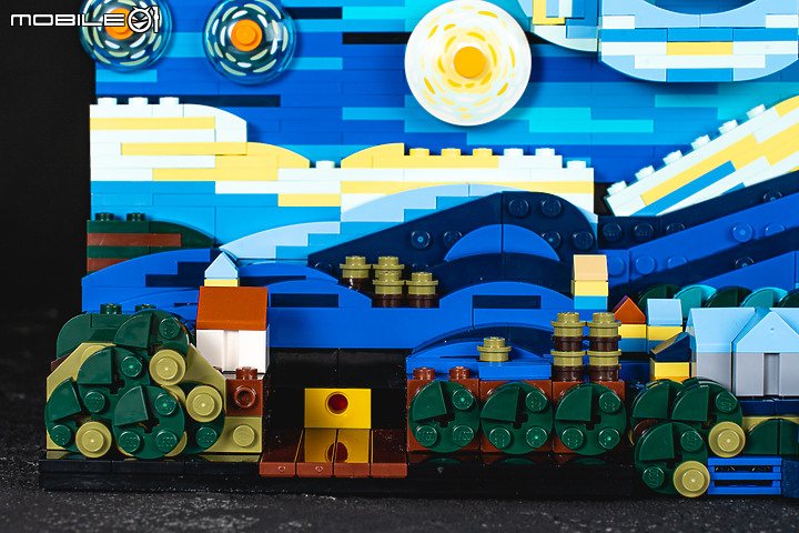 樂高LEGO Ideas 21333「文森·梵谷－星夜」開箱｜躍然於積木上的經典名畫！