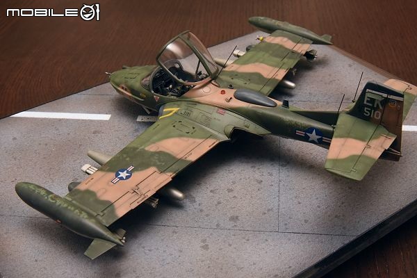 [模型製作記] 越戰怪怪機系列：A-37 蜻蜓