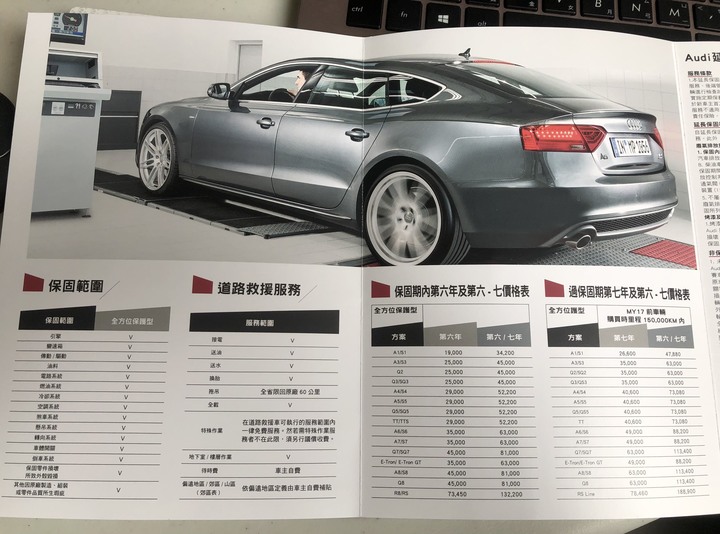 關於Audi延長保固方案