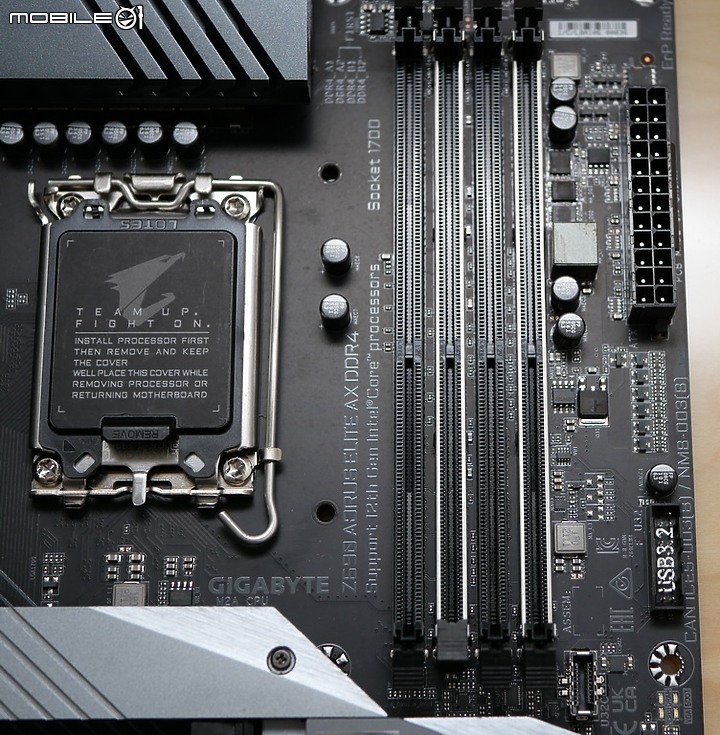 規格用料提升 Z690 AORUS ELITE AX DDR4 開箱