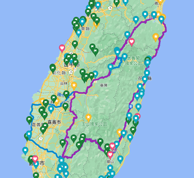 環島南橫路線介紹&環島必通點