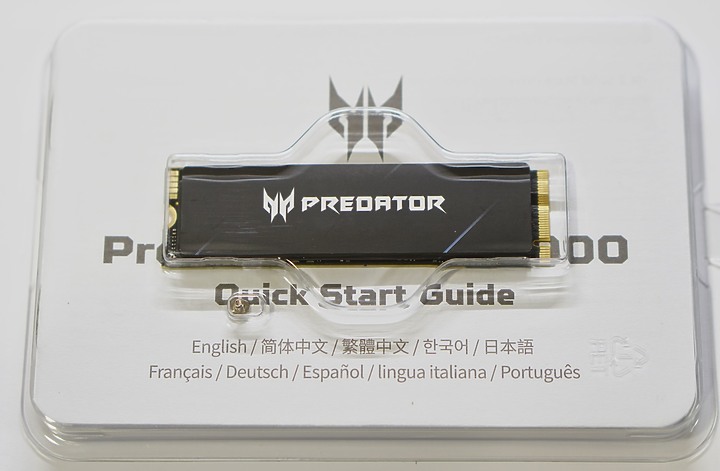 主流級價位的PCIe4-Predator GM7000 1TB PCIe4.0