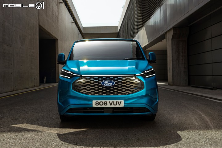 【海外新訊】Ford E-Transit Custom正式亮相,380公里續航力、明年量產上市!