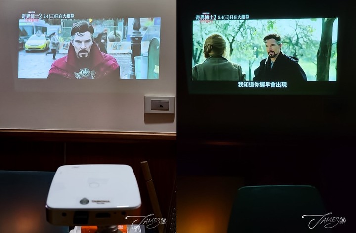 點我看大圖 Tairona R-01微型投影機~居家體驗開箱