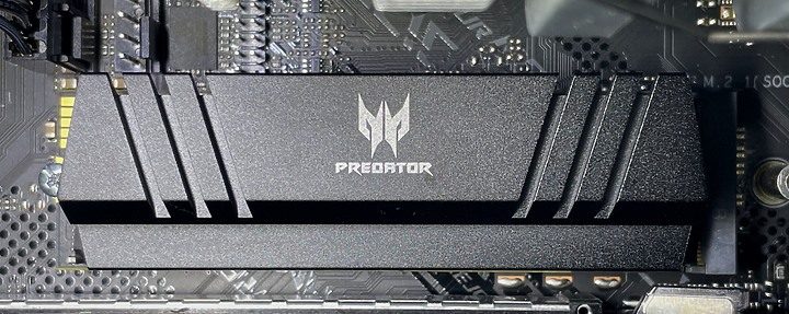 主流級價位的PCIe4-Predator GM7000 1TB PCIe4.0