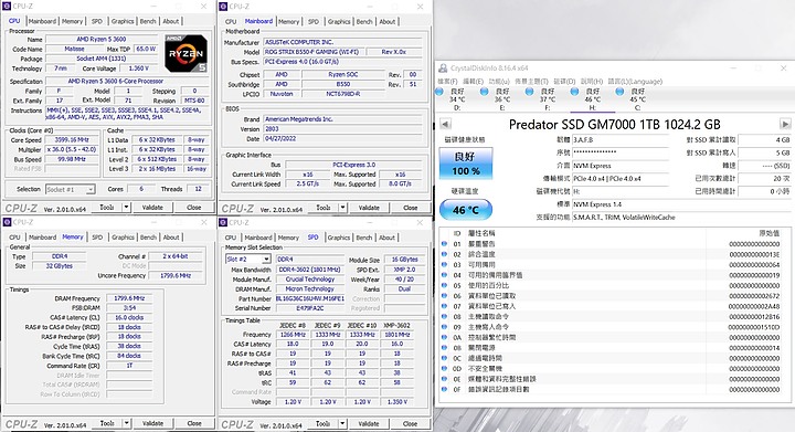 主流級價位的PCIe4-Predator GM7000 1TB PCIe4.0
