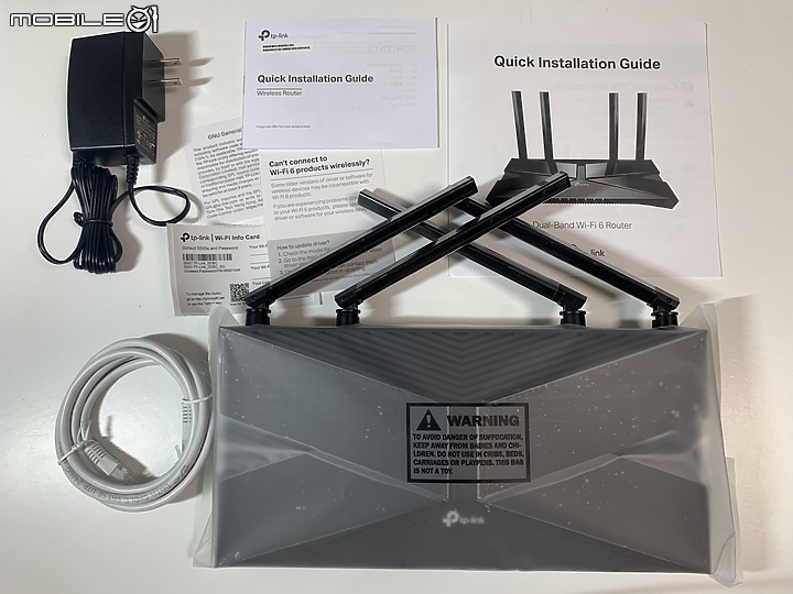 「開箱實測」TP-Link Archer AX53 AX3000 雙頻 Gigabit Wi-Fi 6無線路由器開箱