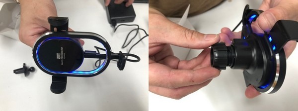 【GTC賣場】時尚耐用無線車充手機架開箱分享