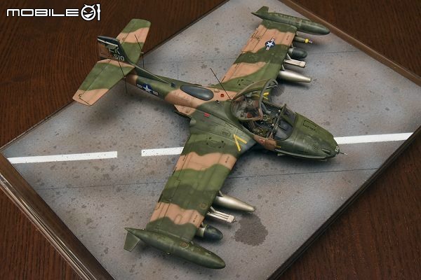 [模型製作記] 越戰怪怪機系列：A-37 蜻蜓