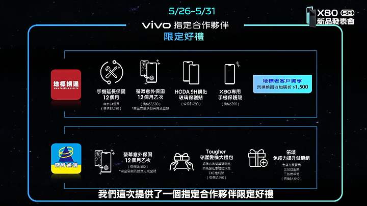 vivo X80 6/1開賣！蔡司攝力搭天璣9000台灣首發