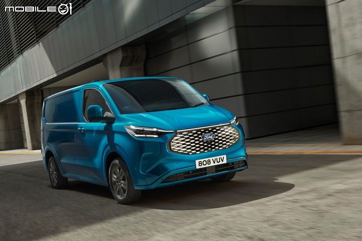 【海外新訊】Ford E-Transit Custom正式亮相,380公里續航力、明年量產上市!