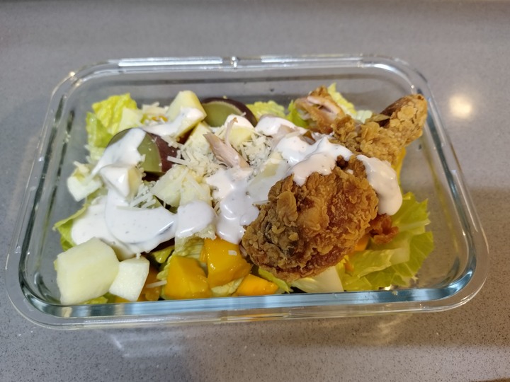 凱薩水果沙拉+雞肉