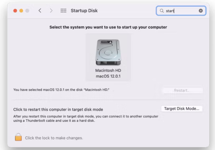macOS 上的啟動盤已滿？