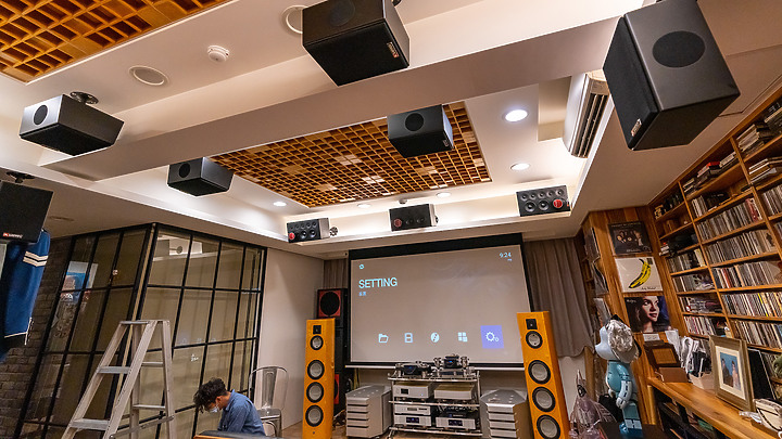 點我看大圖 關不上的劇院潘朵拉之盒!Ken Kreisel全旗艦 + StormAudio Core 16 + StarkeSound後級進駐唐府Hi-End殿堂