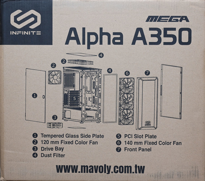 INFINITE MEGA Alpha A350機殼開箱