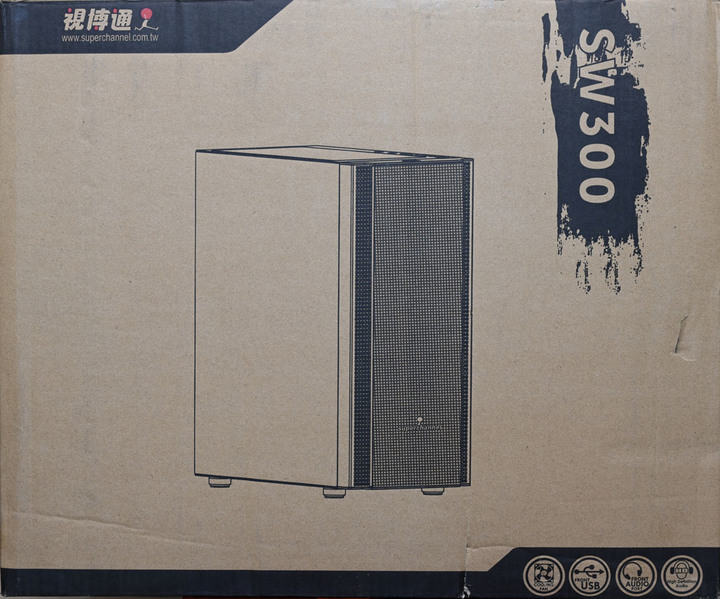 視博通SW300機殼開箱