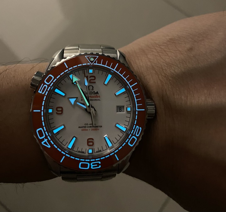 OMEGA 橘海馬開箱 PLANET OCEAN 600米