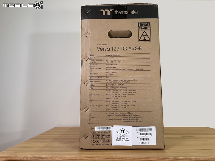 中堅新戰力,特色網狀通風直立中塔機殼 ThermalTake T27 TG ARGB